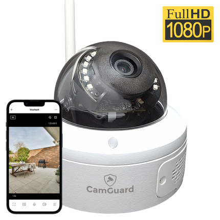 Camguard Dome WiFi 3K HD beveiligingscamera