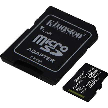 Micro SD Kaart - Kingston Canvas Select Plus 128 GB